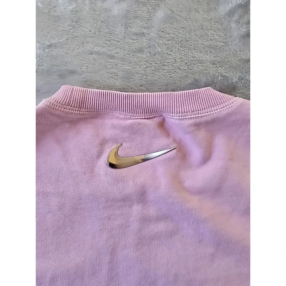 Nike Sportswear Happy Air Crewneck Sweater Womens Size XL Pink